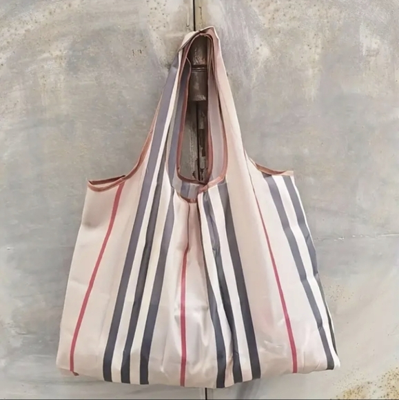 Designer Luxury Foldable Lightweight Durable Market Shopper Tote Reusable Bag - Picture 1 of 4